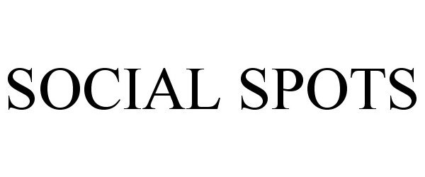 Trademark Logo SOCIAL SPOTS