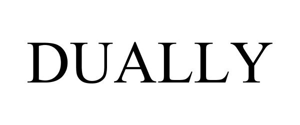 Trademark Logo DUALLY