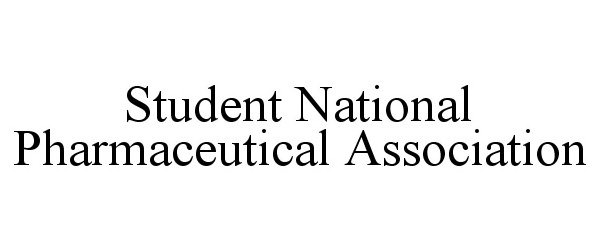Trademark Logo STUDENT NATIONAL PHARMACEUTICAL ASSOCIATION
