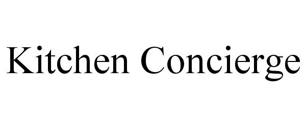 Trademark Logo KITCHEN CONCIERGE