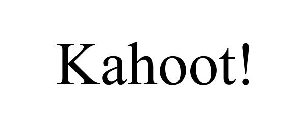 Trademark Logo KAHOOT!