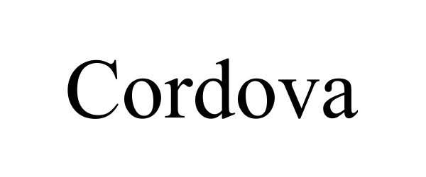 Trademark Logo CORDOVA