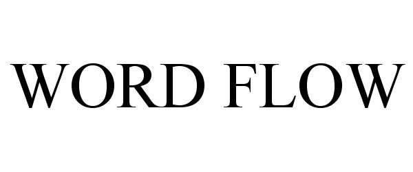Trademark Logo WORD FLOW