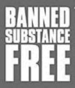  BANNED SUBSTANCE FREE