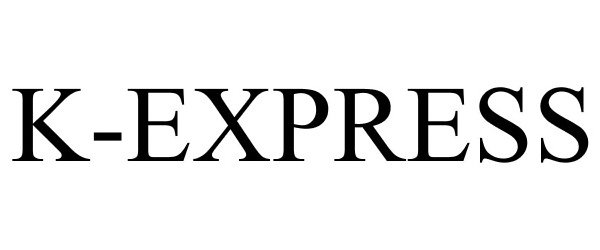 Trademark Logo K-EXPRESS