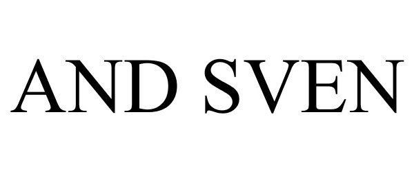 Trademark Logo AND SVEN