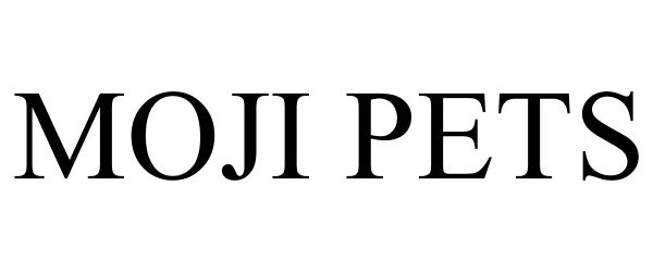 Trademark Logo MOJI PETS