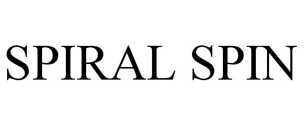 Trademark Logo SPIRAL SPIN