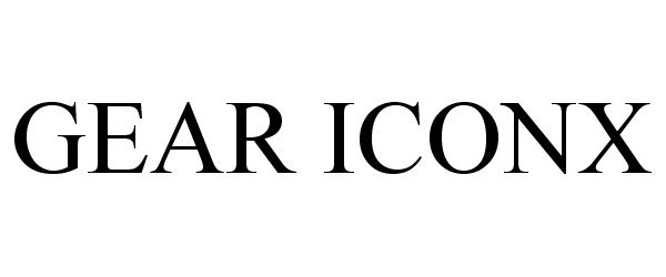 Trademark Logo GEAR ICONX