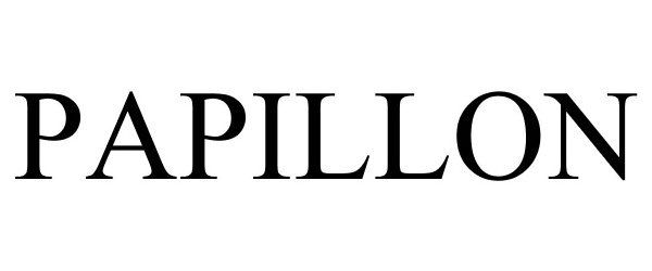 Trademark Logo PAPILLON