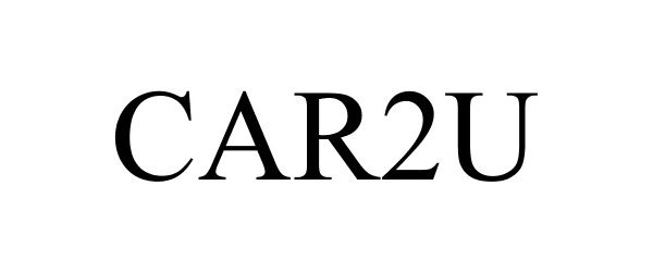 Trademark Logo CAR2U