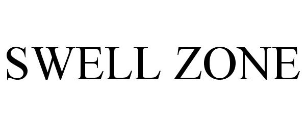 Trademark Logo SWELL ZONE