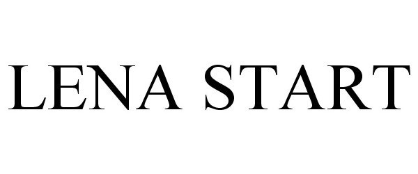 Trademark Logo LENA START