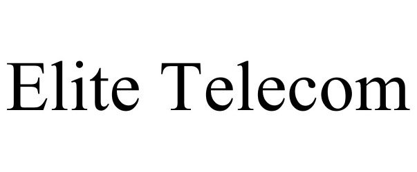 Trademark Logo ELITE TELECOM