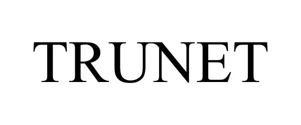 Trademark Logo TRUNET