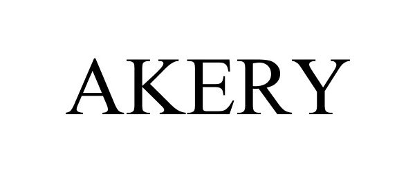 Trademark Logo AKERY