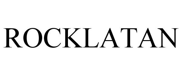 Trademark Logo ROCKLATAN