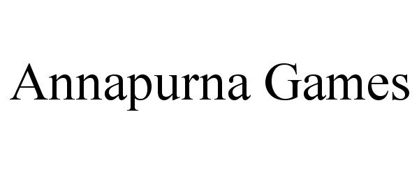 Trademark Logo ANNAPURNA GAMES