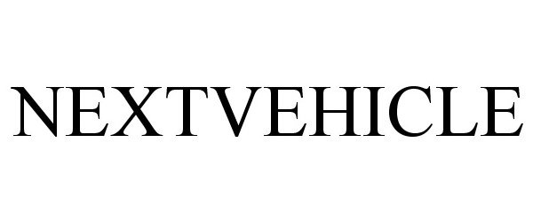 Trademark Logo NEXTVEHICLE