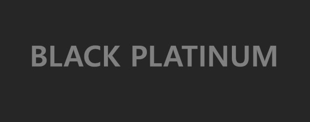  BLACK PLATINUM