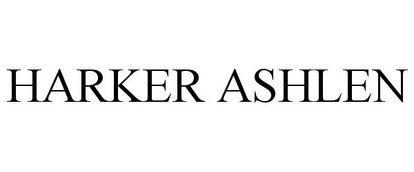 Trademark Logo HARKER ASHLEN