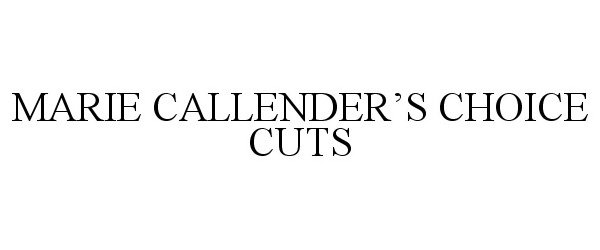  MARIE CALLENDER'S CHOICE CUTS