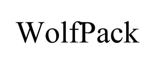 Trademark Logo WOLFPACK