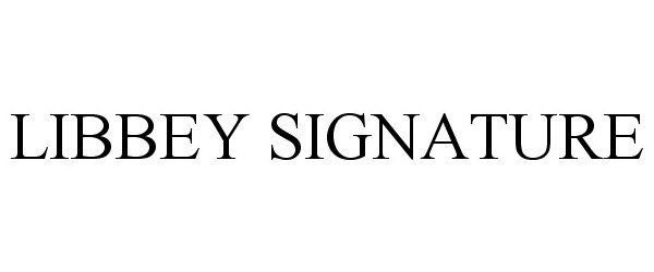  LIBBEY SIGNATURE