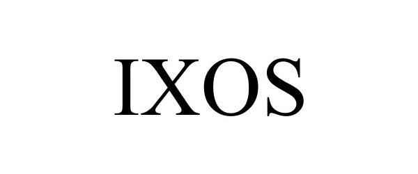 Trademark Logo IXOS