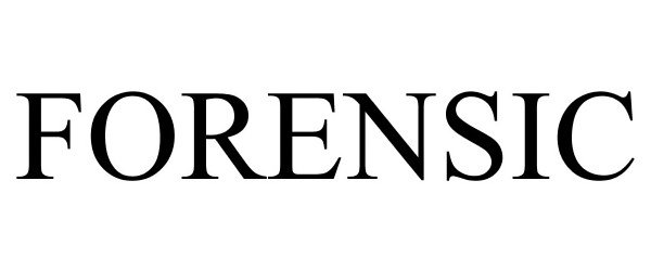Trademark Logo FORENSIC