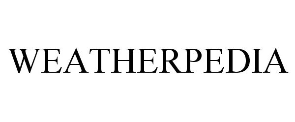 Trademark Logo WEATHERPEDIA