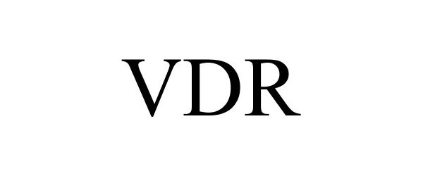 Trademark Logo VDR