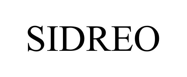 Trademark Logo SIDREO