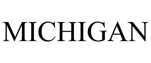 Trademark Logo MICHIGAN