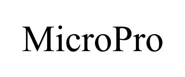 Trademark Logo MICROPRO