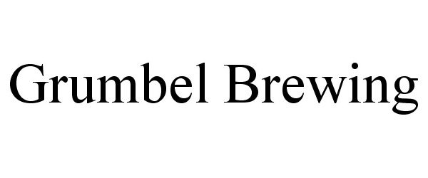 Trademark Logo GRUMBEL BREWING