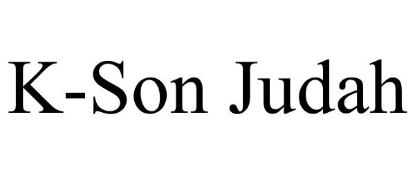 Trademark Logo K-SON JUDAH