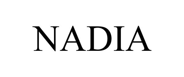 Trademark Logo NADIA
