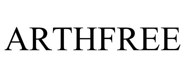 Trademark Logo ARTHFREE