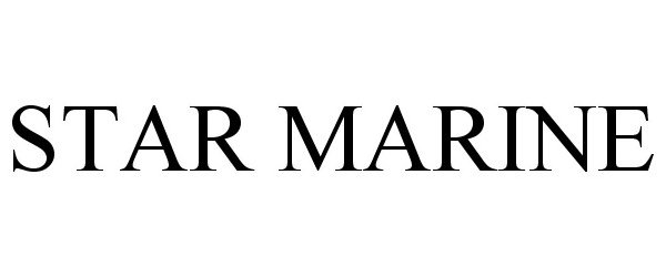 Trademark Logo STAR MARINE
