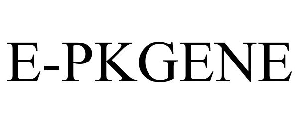 Trademark Logo E-PKGENE