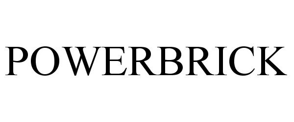 Trademark Logo POWERBRICK