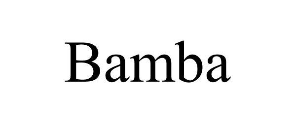 Trademark Logo BAMBA