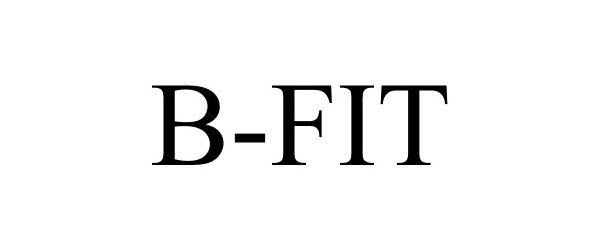 Trademark Logo B-FIT