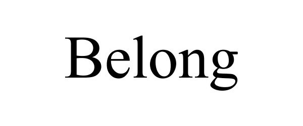 Trademark Logo BELONG