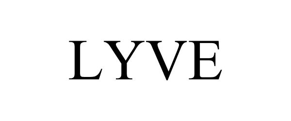 Trademark Logo LYVE