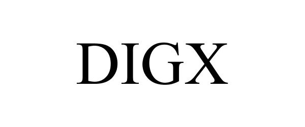 Trademark Logo DIGX