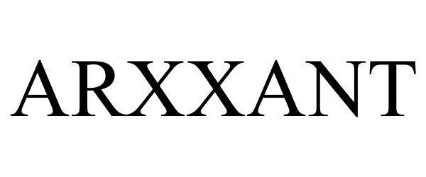 Trademark Logo ARXXANT