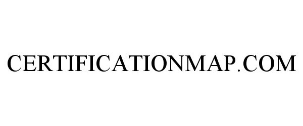 Trademark Logo CERTIFICATIONMAP.COM