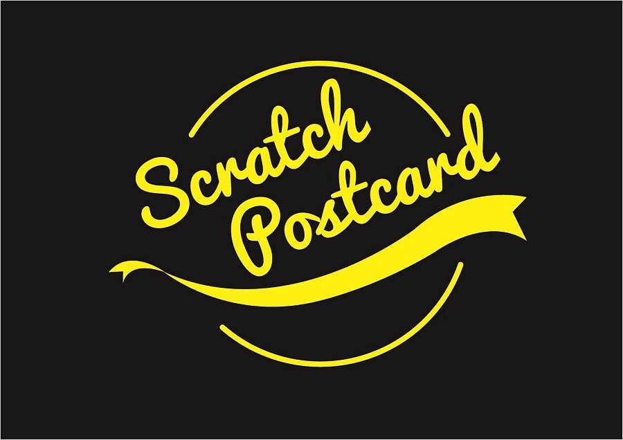  SCRATCH POSTCARD